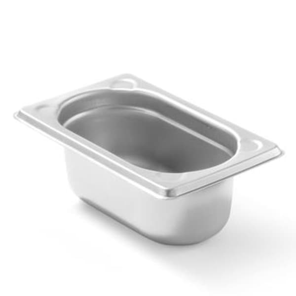 Kitchen Line GN 1/9 stålbeholder, højde 65 mm - Hendi 806722