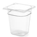 Pikkukuva 1 / 5: GN läpinäkyvä polykarbonaattisäiliö GN 1/6 korkeus 100 mm - Hendi 861721