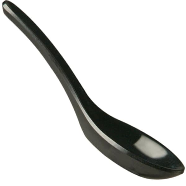 Melamiini-alkuruokalusikka 135 x 45 mm musta - Hendi 566596