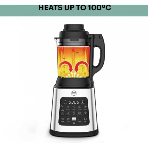OBH Nordica Perfectmix Cook -blender, rustfrit stål/sort
