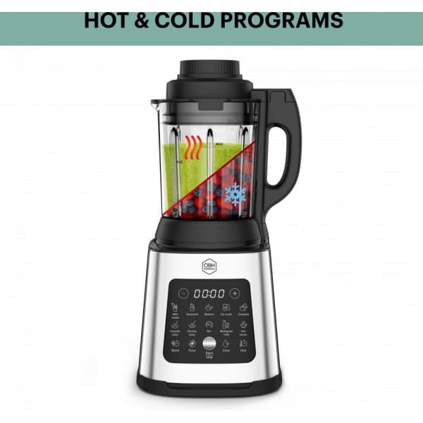 OBH Nordica Perfectmix Cook -blender, rustfrit stål/sort