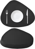 Miniatyrbild 4 av 7: Set med 8 TRIVAL BLACK bordsunderlägg