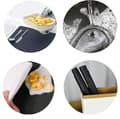 Miniatyrbild 6 av 7: Set med 8 TRIVAL BLACK bordsunderlägg