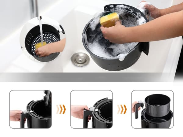 BUFALA 3,5L 1400W fettfri fritös