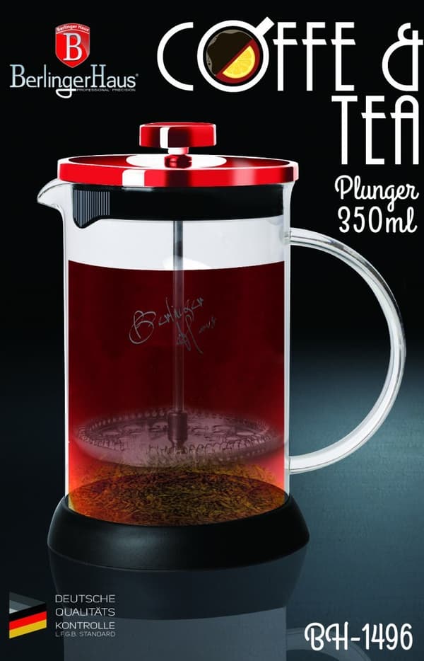 TE BREWER 350ML BERLINGER HAUS METALLIC BURGUNDY LINE BH-1496