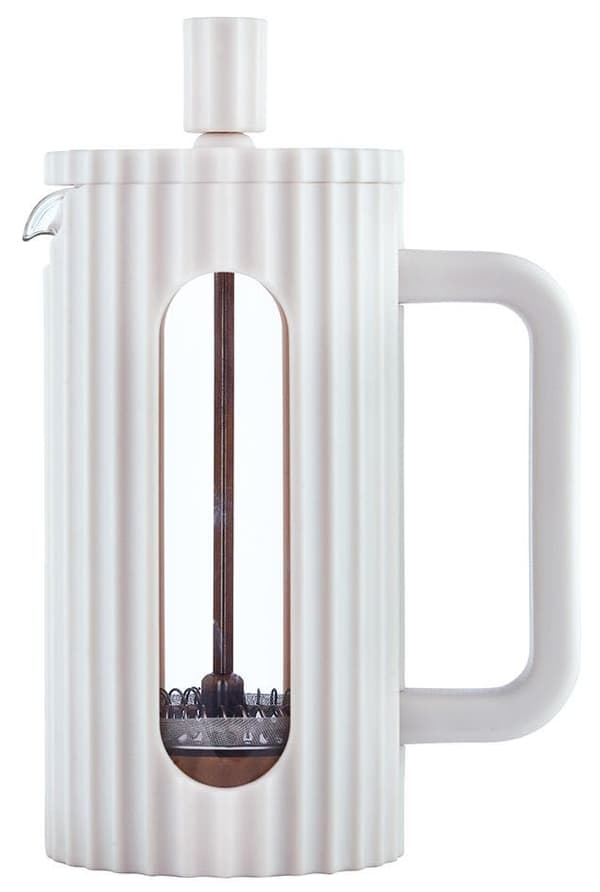 FRANSK PRESS GLAS TE/KAFFEMASKIN 350 ML KR�MIG KLAUSBERG KB-7743