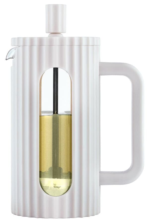 FRANSK PRESS GLAS TE/KAFFEMASKIN 350 ML KR�MIG KLAUSBERG KB-7743
