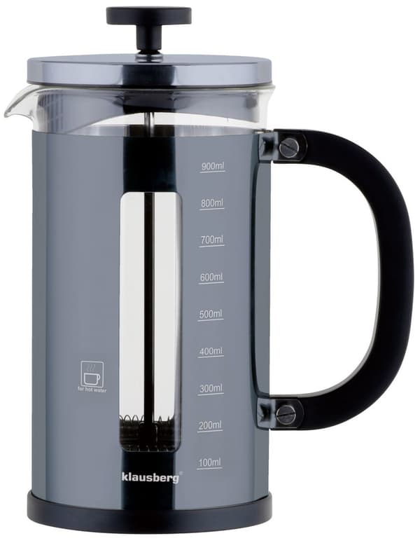 KAFFEF�DARE 1.0L FRANSK PRESS KLAUSBERG KB-7704