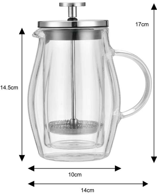 KAFFE/TE-F�DARE 0,35L FRANSK PRESS KLAUSBERG KB-7682