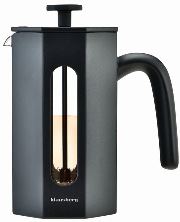 KAFFE/TE-F�DARE 0,60L FRANSK PRESS KLAUSBERG KB-7677