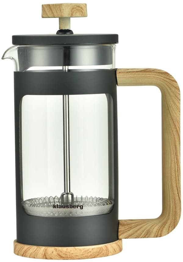 KAFFE/TE-F�DARE 0,60L FRANSK PRESS KLAUSBERG KB-7680