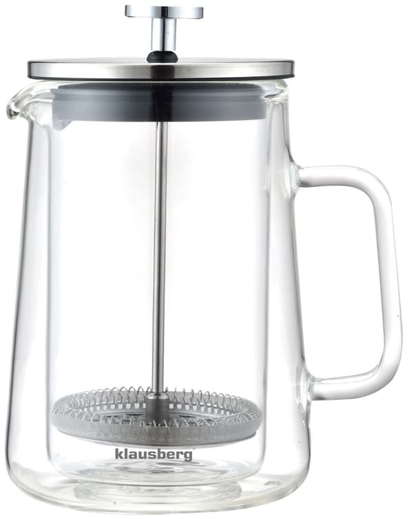 KAFFE/TE-F�DARE 0,60L FRANSK PRESS KLAUSBERG KB-7685