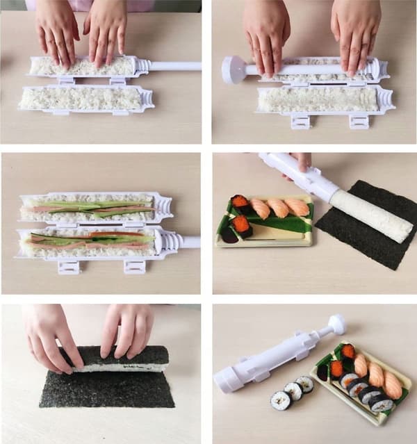 BAZOOKA SUSHI RULLEMASKINE BRUNBESTE BB-3294