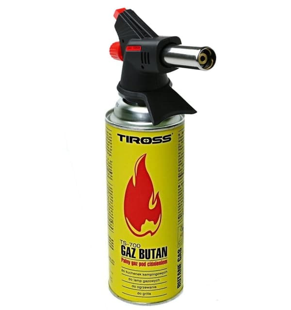 GASBR?NDER + 227 g PATRON LUTLAMP LODDESKELT TIROSS TS-705-G