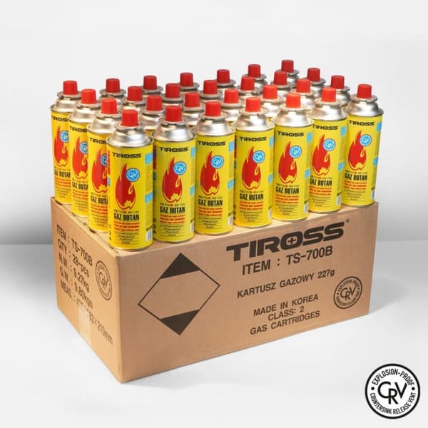 KAASUN KAASUPATRUUNA / R�J�HDYSSUOJAINEN CRV-J�RJESTELM� / 227G PATRUUNA / TYYPPI MSF-1a TIROSS TS-700B