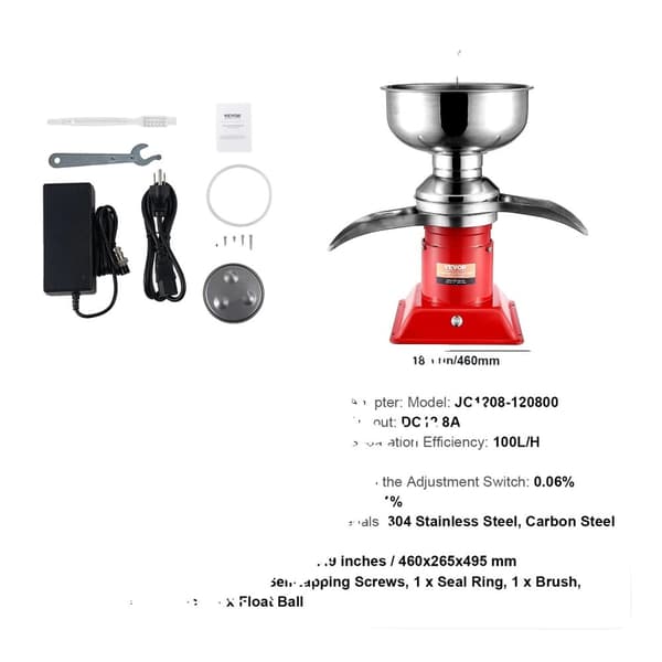 Elektrisk Flødeseparator, 40W Effekt, 10500 RPM Hastighed,separator