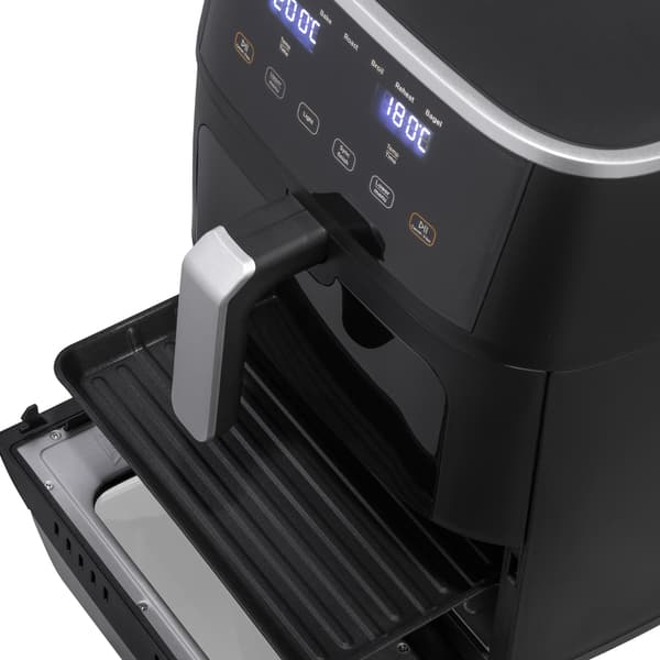 Ströme Combo Airfryer Grill 6+5L med två zoner och 11-liters total kapacitet