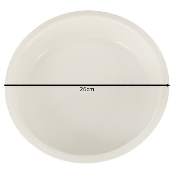 Leivinpelti, kakkuvuoka, pyöreä muoto torttuille guiche-kakkuille, 26 cm, ruskea