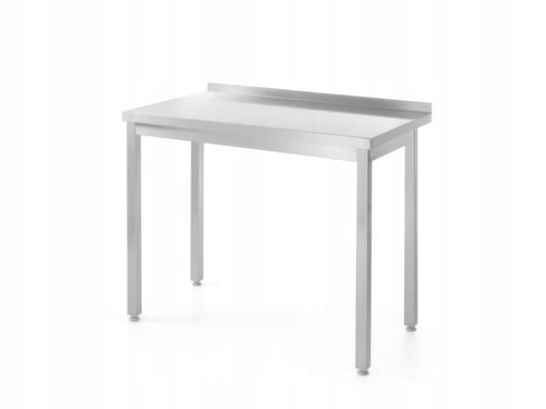 Vægmonteret stålarbejdsbord Hendi 800x600x(H)850 mm