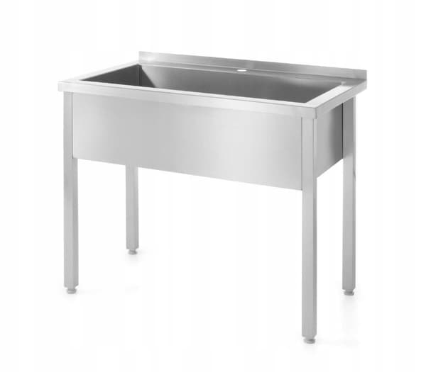 Hendi-svejset bord med pool 600x600x(H)850 mm