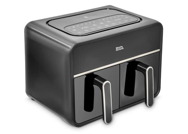 Morphy Richards 480020, Varmluftsfrityr, 7,2 l, Dobbel, Sort, Berøringskontroll, LED