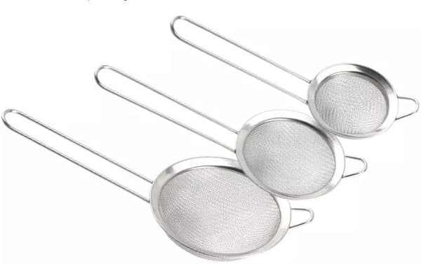 Metallsilar, set om 3 delar
