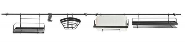 KÖKSRING 16 ELEMENT. SVART KINGHOFF KH-1498
