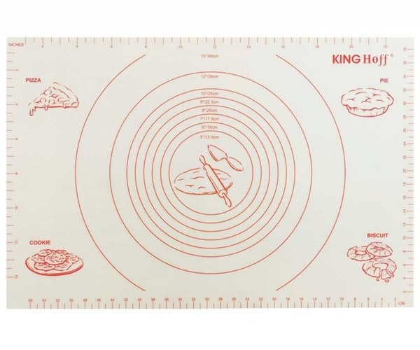 BORDSKIVA SILIKONMATTA 60x40cm KINGHOFF KH-1537