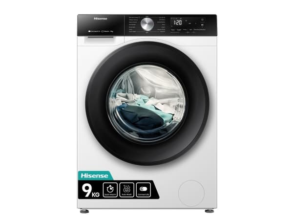Hisense Vaskemaskine WF3S9043BW3 9kg A-30% vit