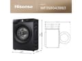 Miniatyrbilde 4 av 5: Hisense washing machine WF3S8043BB3 8kg A-30%