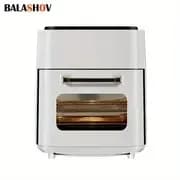 Elektrisk Air Fryer, 15L Kapacitet, Alsidige Madlavningsmuligheder,Hvid