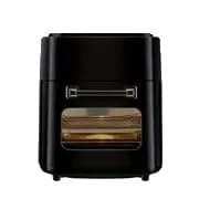 Elektrisk Air Fryer, 15L Kapacitet, Alsidige Madlavningsmuligheder,Sort