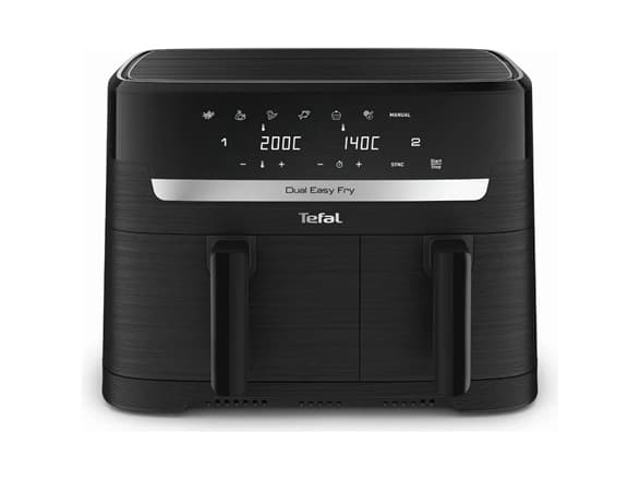 Tefal Easy Fry EY901N, Hot air fryer, 8.3 L, Double, Black, Touch, Stand-alone