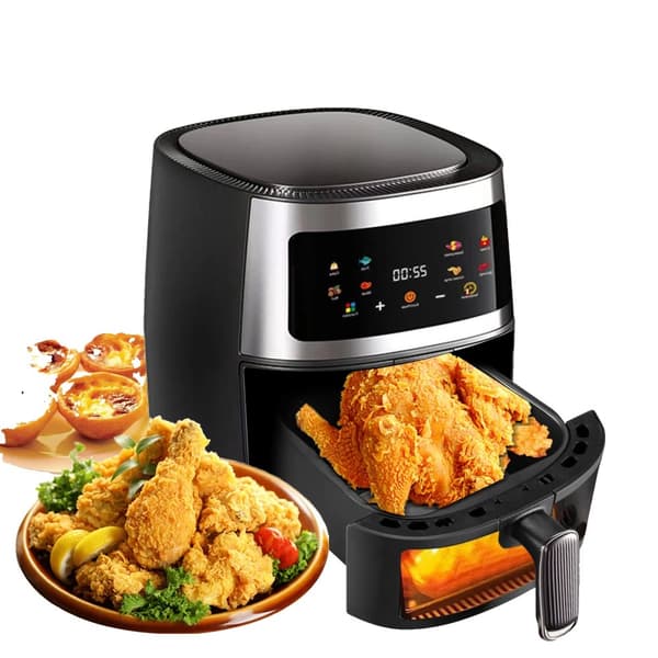 8L Air Fryer, 1400W Effekt, 8 Madlavningsfunktioner,8L
