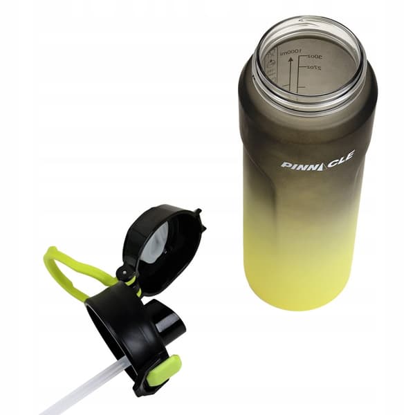 Vesipullo kahvalla urheilu 1 l Pinnacle PHY-BL-1018 musta