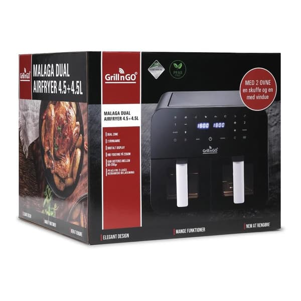 Grillngo Airfryer Malaga Dual