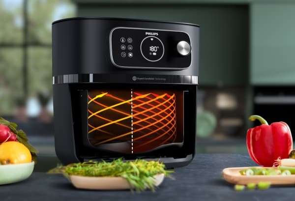 Philips 7000 series HD9876/90, Hot air fryer, 8.3 L, 2 kg, Rapid Air, 7 person(s), Single