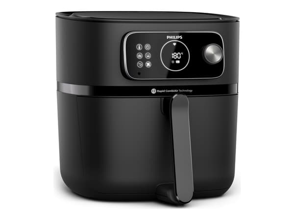 Philips 7000 series HD9876/90, Hot air fryer, 8.3 L, 2 kg, Rapid Air, 7 person(s), Single musta