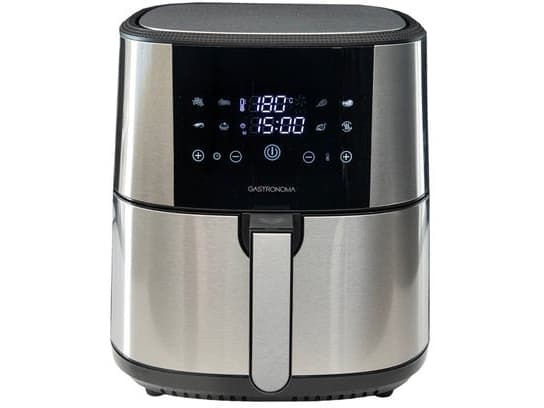 GASTRONOMA 18290007 fryer Single 8 L Stand-alone 1800 W Hot air fryer Black, Stainless steel