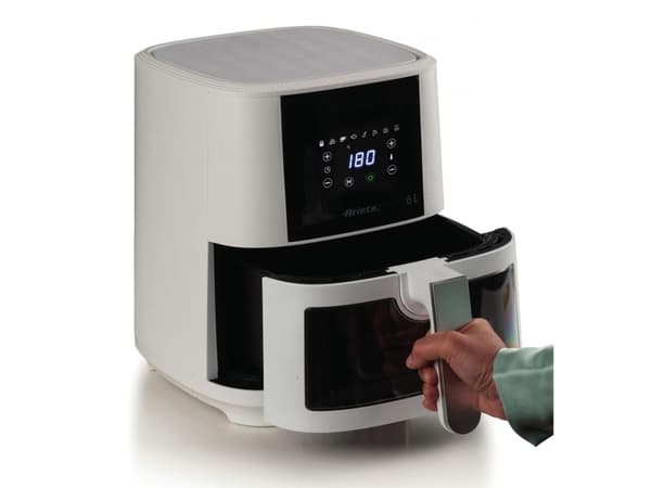 Ariete 4626/03, Varmluftsfrityr, 6 l, 2,5 kg, 200 °C, Single/enkelt, Hvit