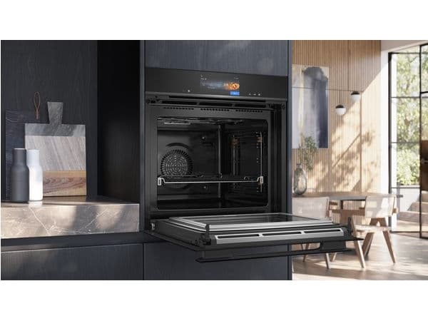 Siemens iQ700 HN978GQB1, Medium, Elektrisk ovn, 67 l, 3600 W, 67 l, 300 °C