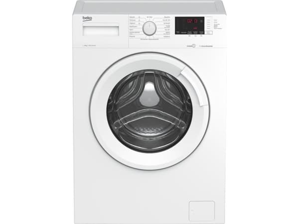 Beko WUE6612WWE, Frontlast, 6 kg, B, 74 dB, 1200 rpm, D