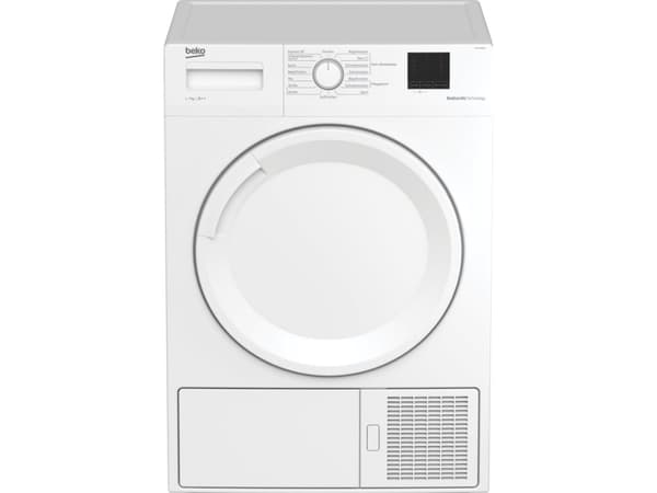 Beko DPS7206PA, Fristående, Frontmatad, Värmepump, Vit, Knappar, Rotations-, Röra, Vänster Vit