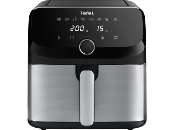 Tefal Easy Fry Mega EY855D10, Ilmastointipaistinpannu, 7,5 L, 80 °C, 200 °C, 8 henkilöä, 60 min.