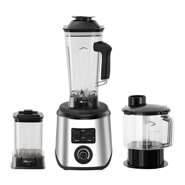 3-i-1 Juicepress, Mixer och Matberedare, 9500W Effekt, Flera Kanna Storlekar,2,5L-1,5L-0,5L