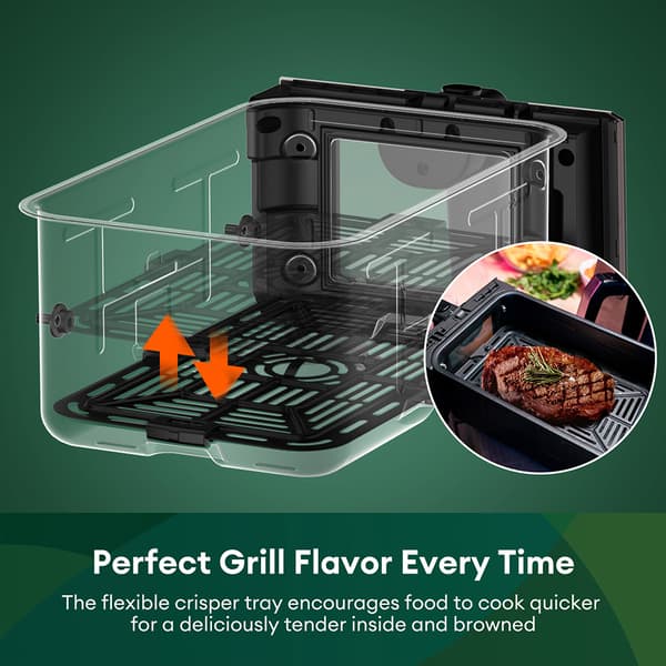 CHEFREE AFW20 Dual Air Fryer, 8L kapacitet, 2400 watt,CHEFREE AFW20