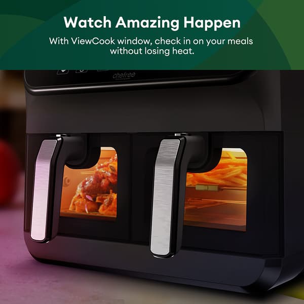 CHEFREE AFW20 Dual Air Fryer, 8L kapacitet, 2400 watt,CHEFREE AFW20