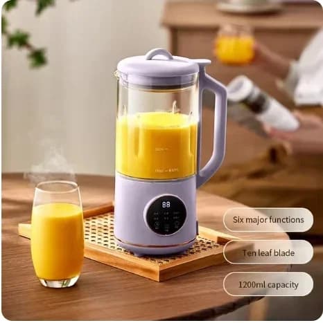 Soijamaitokone, 1200 ml kapasiteetti, 500 W teho,PURPPURA