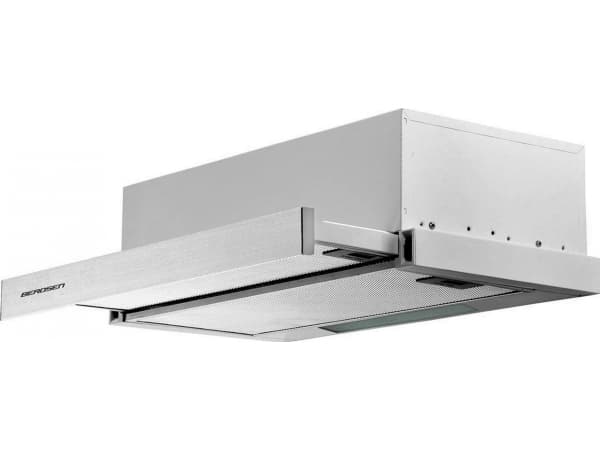 Berdsen BE-60-LW 60 cm INOX teleskopisk kjøkkenhette