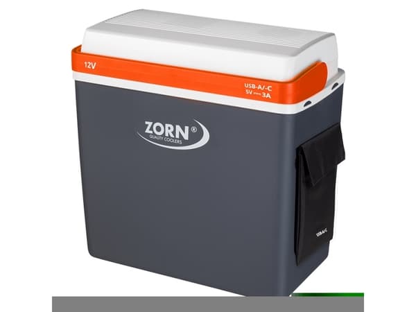 ZORN 21L sähköinen jäähdytin 12V USB A+C:llä varustettuna